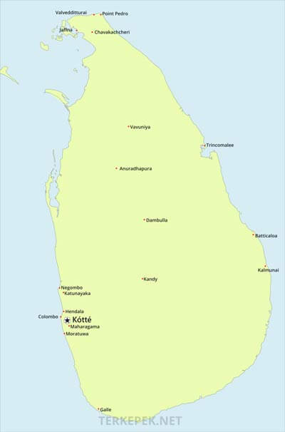 Srí Lanka városai